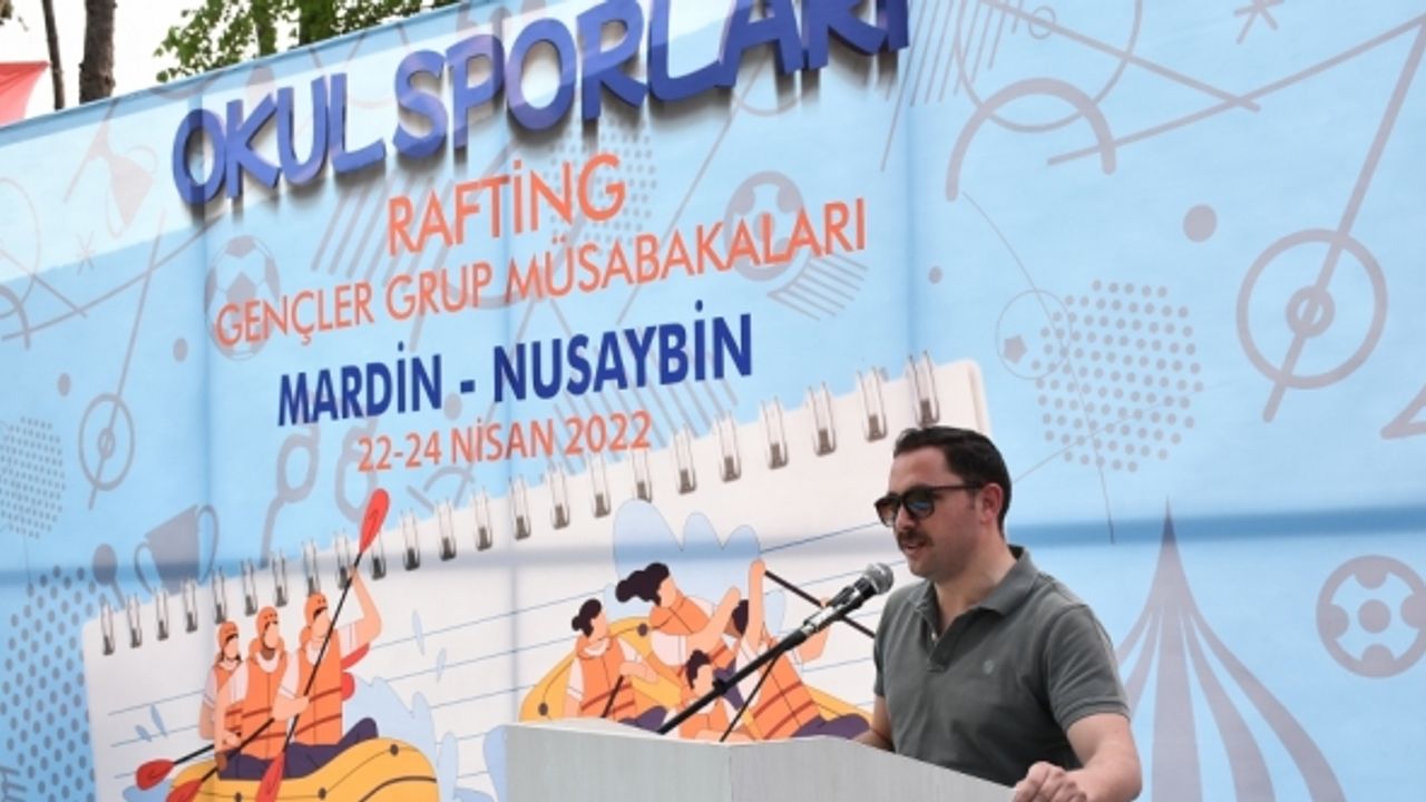 Mardin'de Rafting Okul Sporları Şampiyonası grup müsabakaları sona erdi