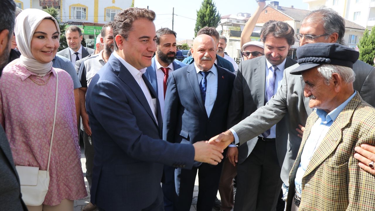 DEVA Partisi Genel Başkanı Babacan, Elazığ'da parti binasının açılışını yaptı