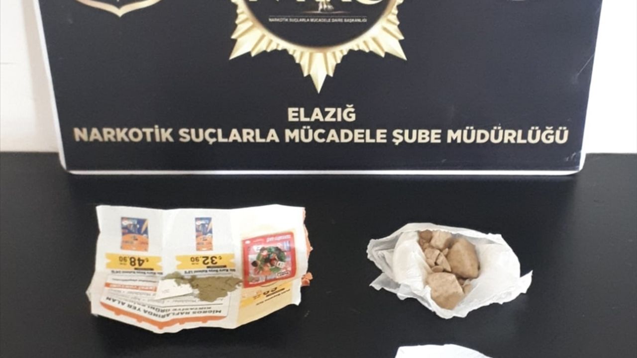 Elazığ'da uyuşturucu operasyonunda 3 kişi yakalandı