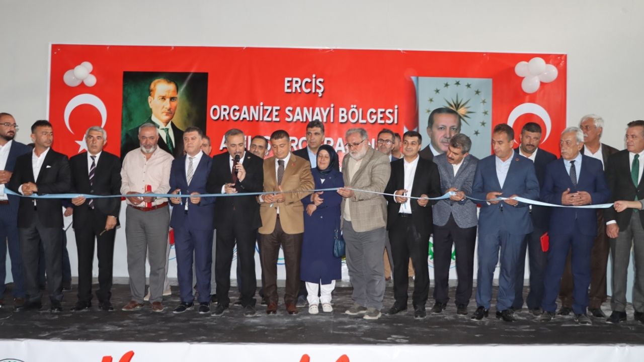 Erciş Organize Sanayi Bölgesinin açılışı yapıldı