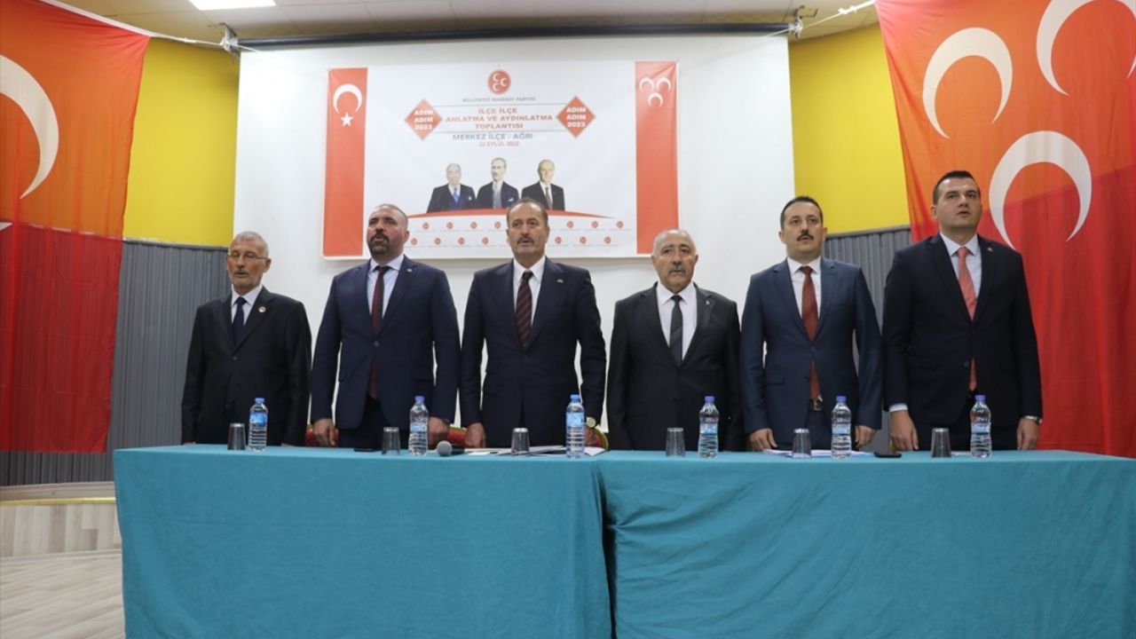 MHP heyeti, Ağrı'da "Adım Adım 2023" toplantısı düzenledi