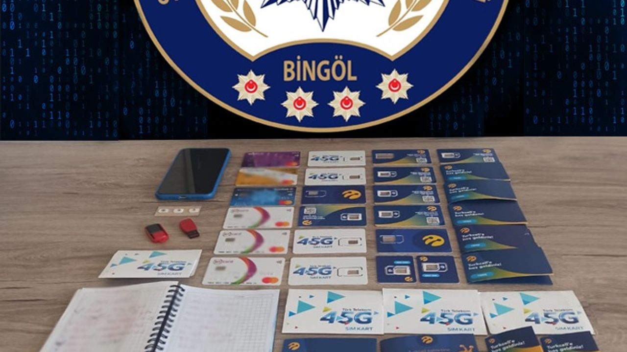 Bingöl'de düzenlenen dolandırıcılık operasyonunda bir şüpheli yakalandı