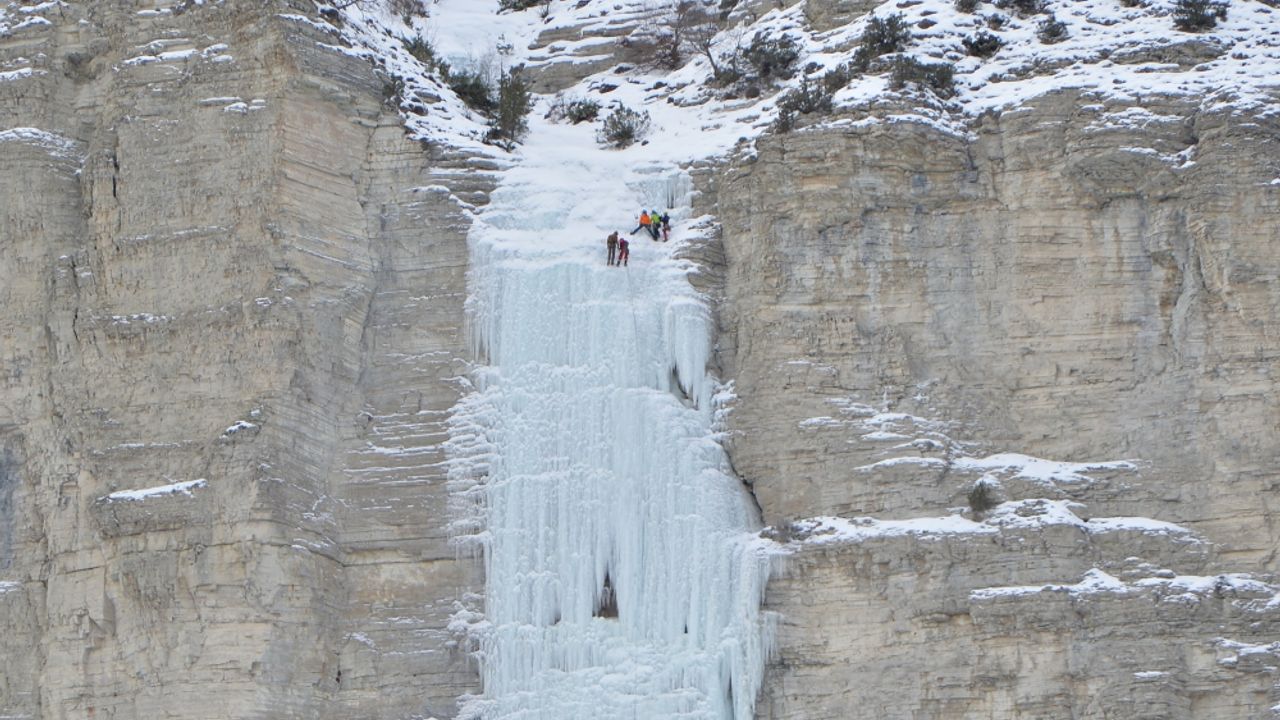 Erzurum'da 9. Uluslararası Emrah Özbay Buz ve Kaya Tırmanış Festivali başladı