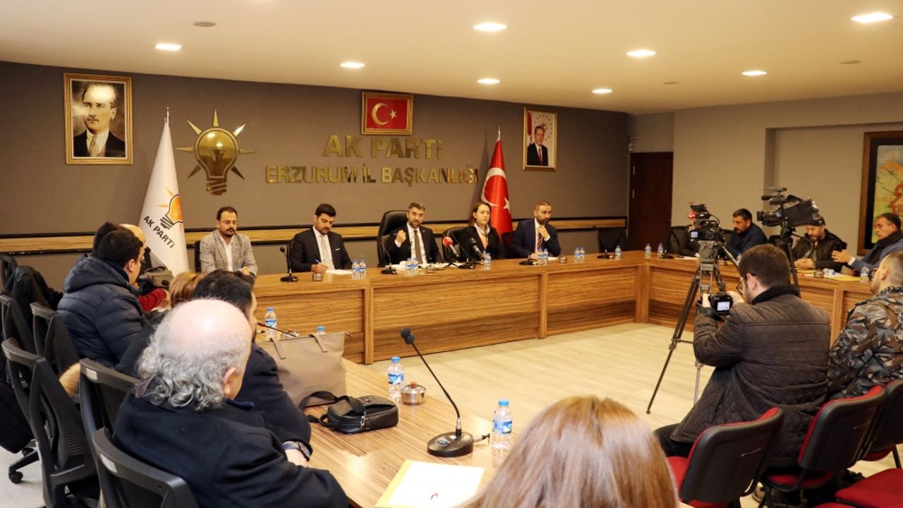 AK Parti Erzurum İl Başkanı İbrahim Küçükoğlu basın mensuplarıyla buluştu