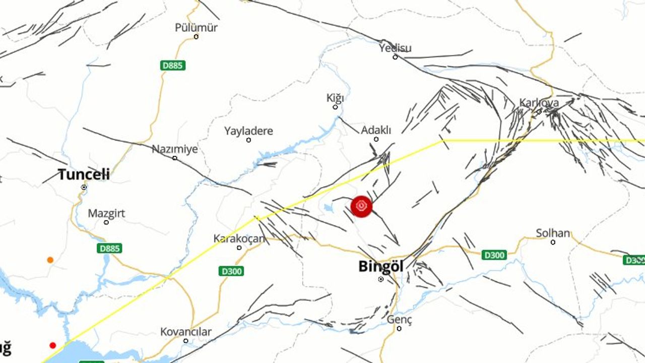 Bingöl'de 4.5 büyüklüğünde deprem: İlimizde de hissedildi