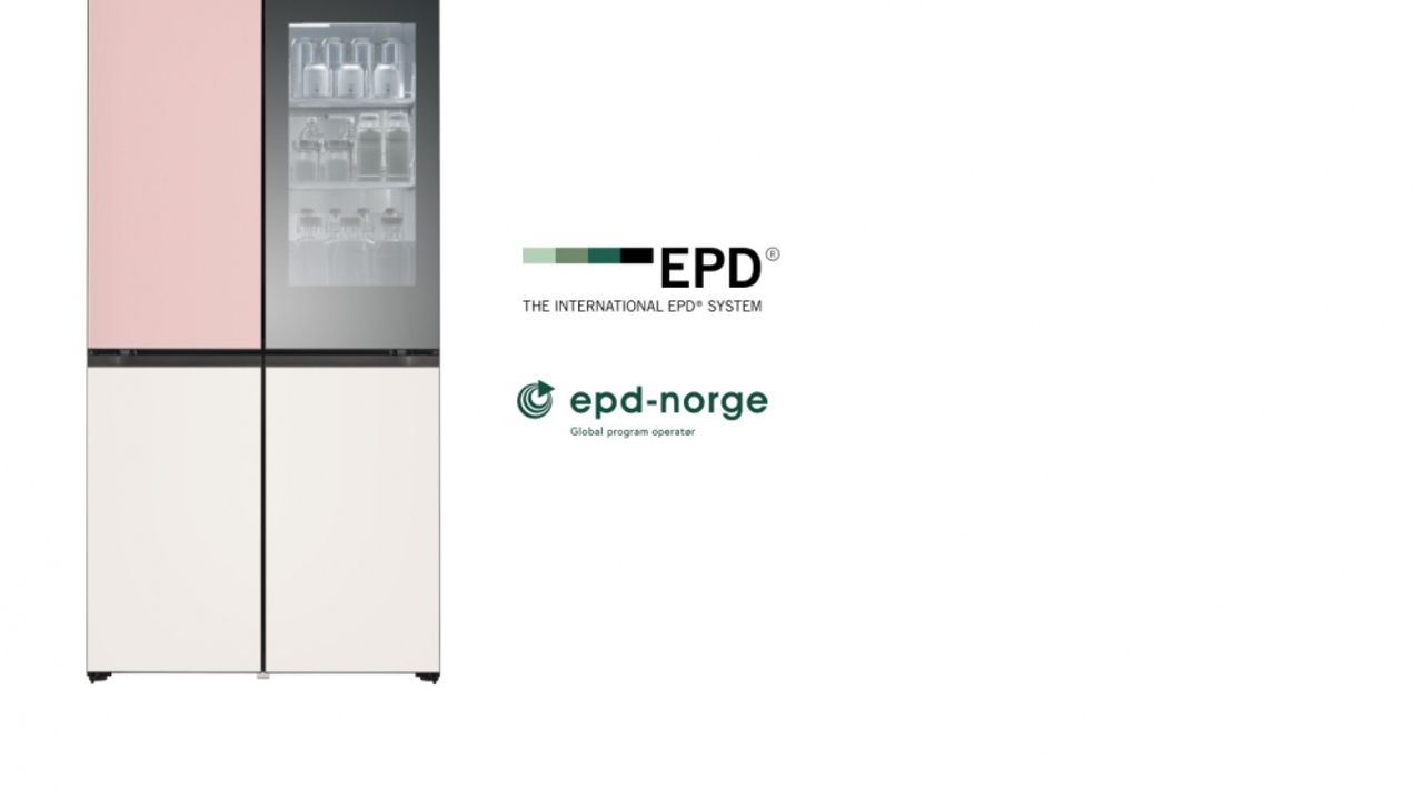 LG buzdolaplarına uluslararası EPD sertifikası