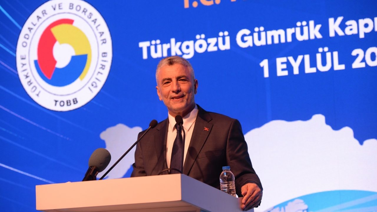 Ticaret Bakanı Ömer Bolat, Türkgözü Gümrük Kapısı'nda konuştu: