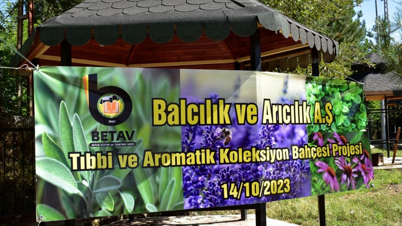 Bitlis'te tıbbı aromatik bitkilerin yetiştirildiği bahçe oluşturuluyor