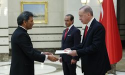ANKARA - Hindistan Büyükelçisi Paul, Cumhurbaşkanı Erdoğan'a güven mektubu sundu