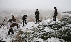 NEVŞEHİR - Kapadokya'da kar etkili oldu