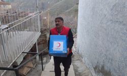 Türk Kızılay, Keban'da 339 aileye gıda yardımı yaptı