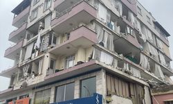 GAZİANTEP - Kahramanmaraş merkezli depremde Nurdağı'nda çok sayıda bina hasar gördü