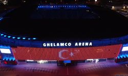 GENT - Ghelamco Arena Türk bayrağıyla aydınlatıldı
