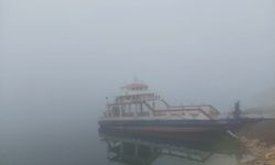 Çemişgezek-Elazığ feribot seferleri sis nedeniyle iptal edildi