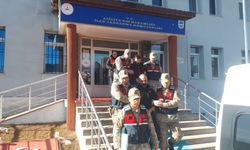 Erzurum'da taş ocağından malzeme çalan 3 zanlı tutuklandı