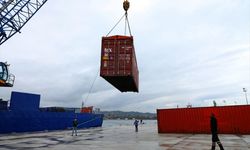 ORDU - Ünye Limanı konteyner gemilerine ev sahipliği yapıyor