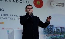Bakan Kurum Elazığ'da afet konutları temel atma töreninde konuştu: