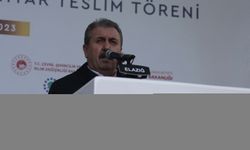 BBP Genel Başkanı Destici, Elazığ'daki temel atma töreninde konuştu: