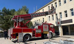 Erzurum'da yangın ve tahliye tatbikatı yapıldı