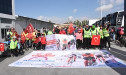 Van'da "100. Yıl Cumhuriyet Bisiklet Turu" etkinliği düzenlendi