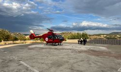 Boş sandığı tüfek ateş alınca kendini vurdu, ambulans helikopterle hastaneye yetiştirildi