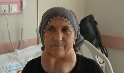 Malatya'da yaşlı kadının boynundan 1 kilogramlık guatr kitlesi çıkarıldı
