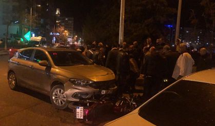 SİİRT - Otomobil ile motosikletin çarpıştığı kazada 2 kişi yaralandı