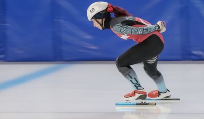 14 yaşındaki başarılı sürat pateni sporcusu Derya Karadağ, olimpiyatları hedefliyor