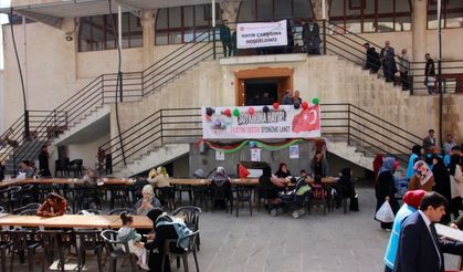 Hakkari'de Filistinliler yararına kermes düzenlendi