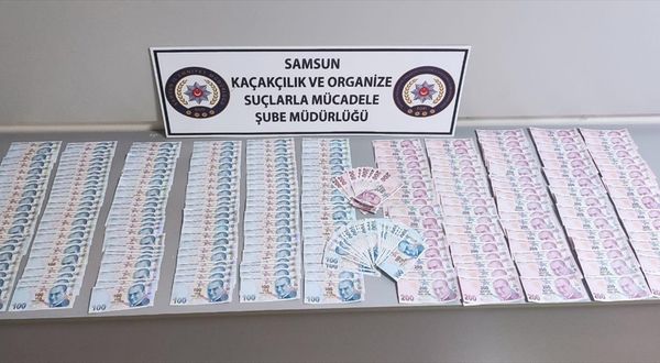 SAMSUN - Bir şüpheli sahte 37 bin 400 lirayla yakalandı