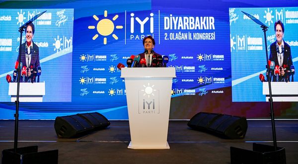 DİYARBAKIR - İYİ Parti Genel Başkanı Akşener, partisinin Diyarbakır İl Kongresi'nde konuştu