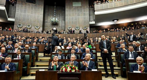 TBMM - Cumhurbaşkanı Erdoğan, AK Parti TBMM Grup Toplantısı'na katıldı