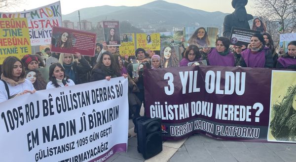 Tunceli'de kadınlar kayıp Gülistan Doku'nun bulunmasını istedi