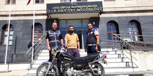 Bitlis'te çalınan motosiklet sahibine teslim edildi