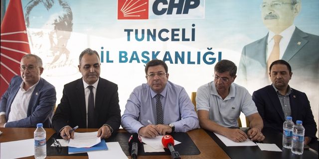 CHP Genel Başkan Yardımcısı Erkek, Tunceli'de konuştu: