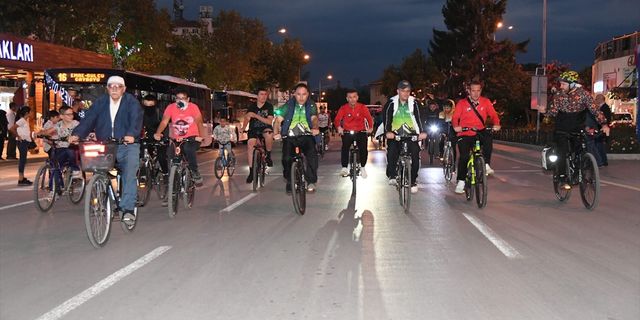 ISPARTA - Avrupa Hareketlilik Haftası'nda bisiklet turu düzenlendi