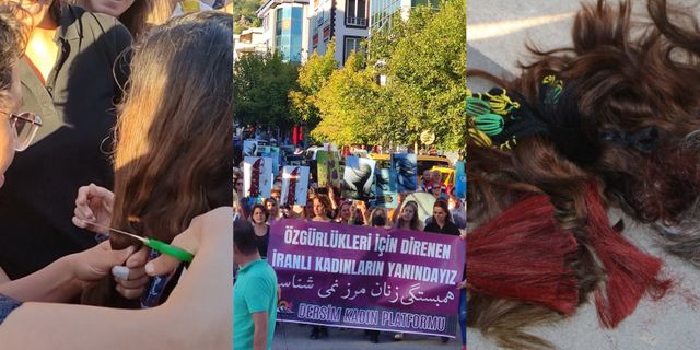 Dersim’de kadınlar, Amini'nin ölümünü saçlarını keserek protesto etti