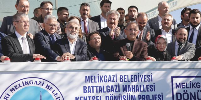 KAYSERİ - AK Partili Özhaseki, kentsel dönüşüm temel atma töreninde konuştu