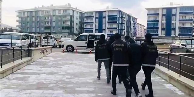 Erzurum'daki hırsızlık olaylarıyla ilgili 8 zanlı tutuklandı