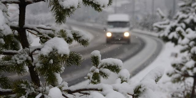 Kars, Tunceli ve Ardahan'da kar yağışı ve sis etkili oldu