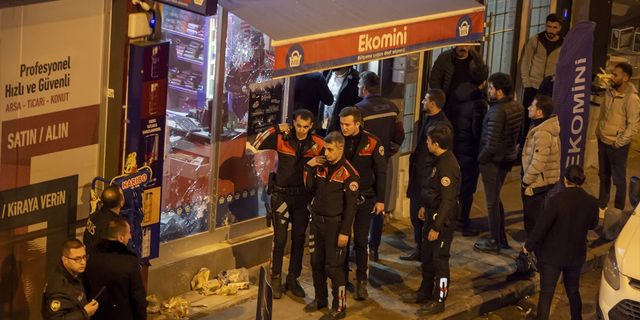 Erzurum'da bir iş yerine silahla ateş açıldı