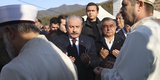 GİRESUN - TBMM Başkanı Şentop, Giresun'da cenaze törenine katıldı, ziyaretlerde bulundu