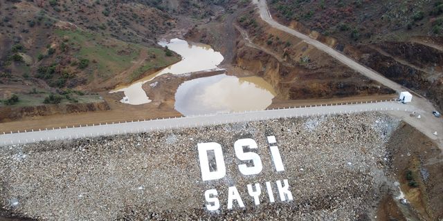 MANİSA - Demirci'deki Sayık Sulama Barajı su tutmaya başladı