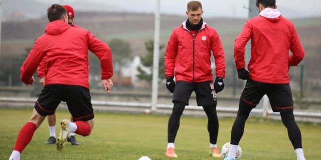 SİVAS - Sivasspor, Esenler Erokspor maçının hazırlıklarına devam etti