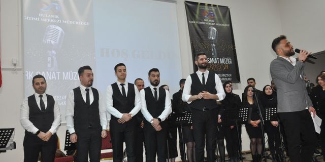 Bulanık'ta Türk Sanat Müziği konseri düzenlendi