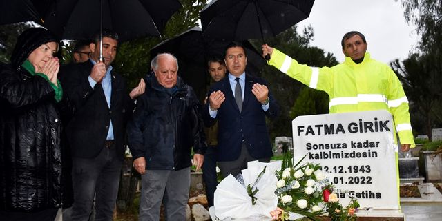 MUĞLA - Fatma Girik Bodrum'daki mezarı başında anıldı