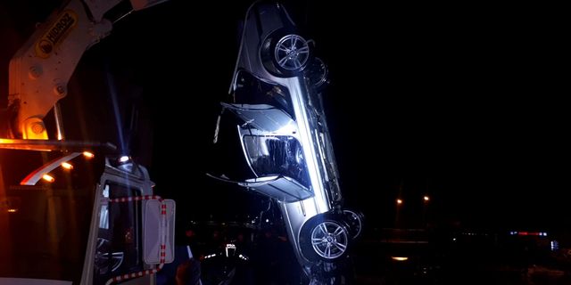 MUĞLA - Marmaris'te dereye düşen otomobildeki 2 kişi hayatını kaybetti