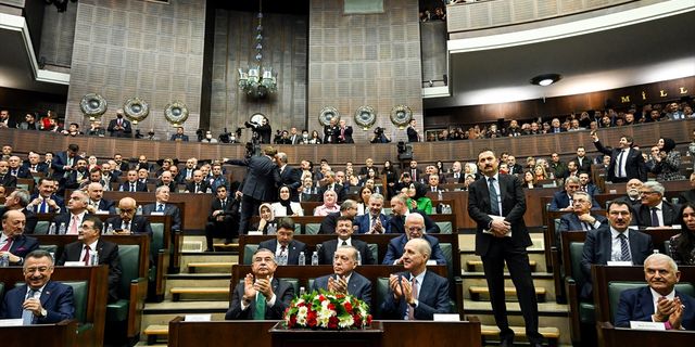 TBMM - Cumhurbaşkanı Erdoğan, AK Parti TBMM Grup Toplantısı'na katıldı