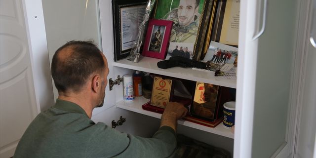 TOKAT - Şehit ailesi oğullarının hatırasını odasında yaşatıyor