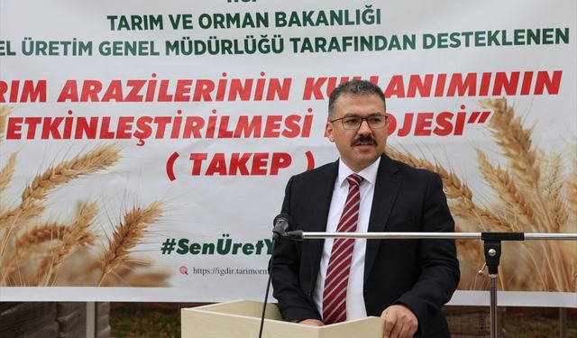 Iğdır'da çiftçilere 419 ton tohum desteği